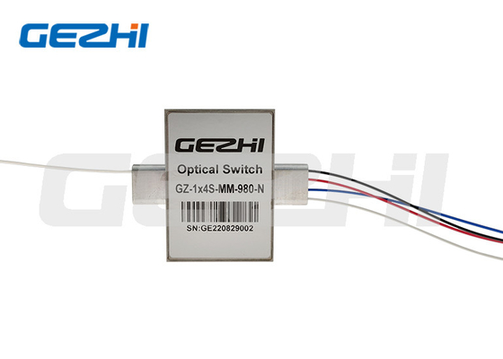 1x4T Optical Switch S105/125um Fiber Untuk Channel Switching Dari Laser / Peralatan Medis