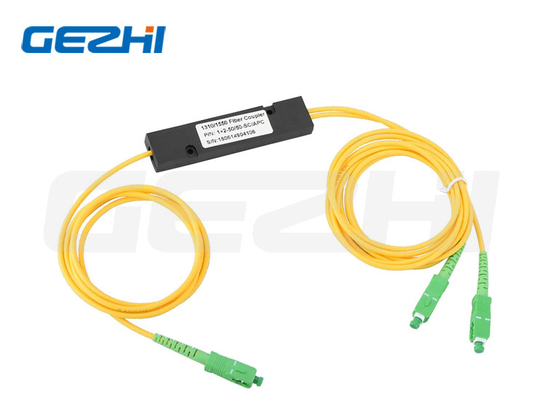 OEM Fiber Optical Splitter, Single Mode SC/APC 1x2 PLC Splitter