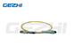 OS2 MPO Bundel Patch Cord 12 Core 8 Core MPO-LC Kabel Patch Serat Optik