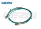 Duplex LC Ke LC Fiber Patch Cable OM3 Patch Cord 1M / 2M / 3M Disesuaikan