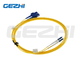 PVC 2 Core Duplex Fiber Patch Cord LC Ke SC Fiber Patch Cable Untuk FTTH