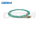 Kabel Patch Serat Optik Simplex 3.0mm OM3 LC LC Aqua 1m Multimode