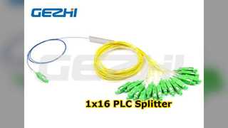 1x16 PLC Fiber Splitter Konektivitas Lebih Cepat