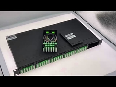144 Core 1U Rack Mount MPO-LC/APC Single Mode Fiber ODF dengan Konektor Cina