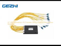 LC UPC Connectors 16 Channels 100Ghz DWDM Mux Demux Modules