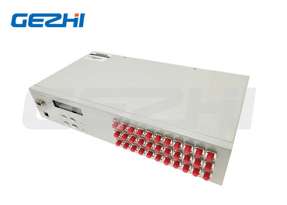 Beli RJ45 Ethernet Remote Management 1x32 Ports Fiber Optical Switch dengan Low Insertion Loss untuk Jaringan Optik online manufacture