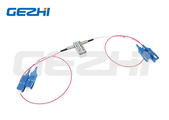 Beli Saklar Optik Serat 3V 2x2B dengan Panjang Gelombang 1260-1650nm dan Kontrol Latching atau Non-Latching pembuatan online