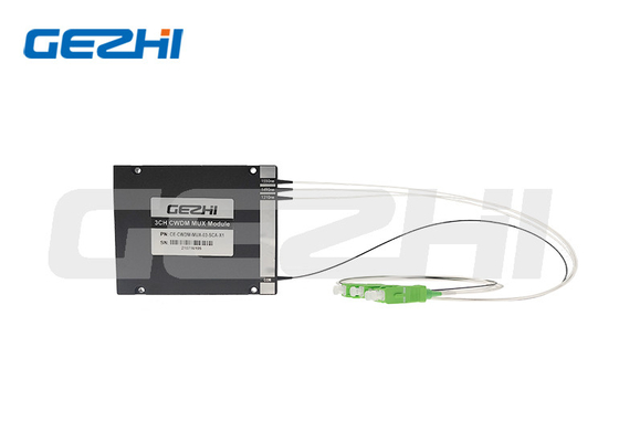 Beli Modul Splitter CWDM 3 Saluran Serat Tunggal 1470nm 1490nm 1510nm 1530nm online manufacture