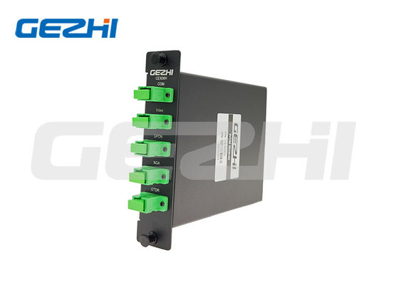 Beli Modul WDM Filter Kerugian Penyisipan Rendah untuk GPON XGS-PON dengan Panjang Gelombang 1310/1490nm pembuatan online