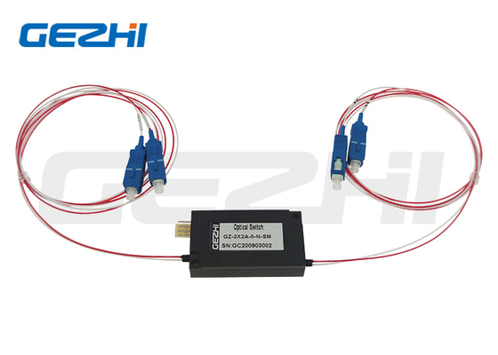 Beli grosir 2x2B Bypass Sakelar Serat Optik mekanis online manufacture