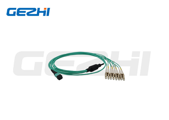 Beli Low PDL Multimode Patch Cable MPO OM3 12 Fiber MPO Trunk Cable online manufacture