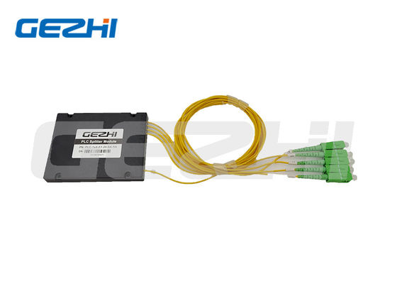 Beli ABS Cassette Type 1X4 PLC Splitter Module dengan Low Insertion Loss untuk Jaringan FTTX pembuatan online