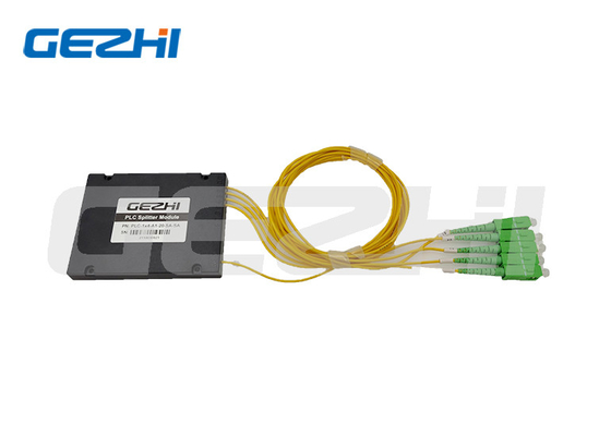 Beli ABS Cassette Type 1X4 PLC Splitter Module Untuk Fiber To The Point FTTX online manufacture