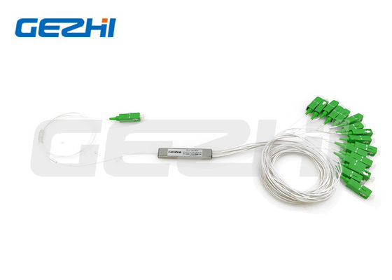 Beli FTTH Jaringan Serat Optik Mini PLC Splitter 1x16 Port dengan SC APC Connector pembuatan online