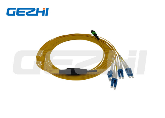 Beli Harga Terbaik MPO Female to LC UPC Duplex OS2 Single Mode Breakout Cable online manufacture