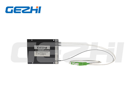 Beli 3CH CWDM Mux Module ABS Box dengan panjang gelombang dan konektor yang disesuaikan online manufacture