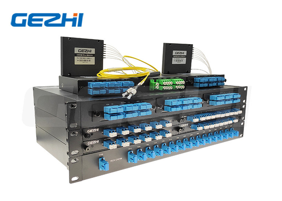 Beli 100GHz 4 8 16 18 Saluran DWDM Mux Demux Modul Multiplexer Optik Pasif online manufacture