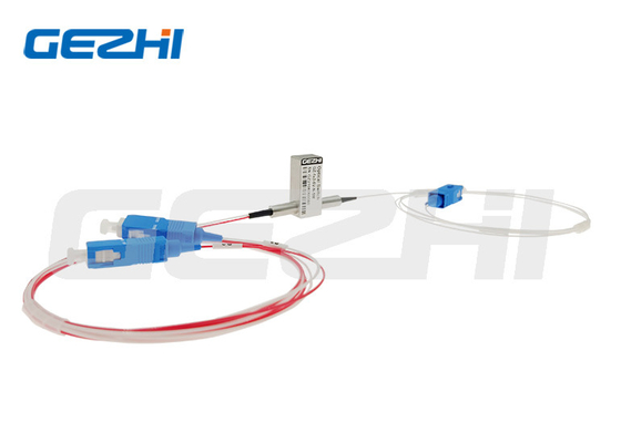 Beli 1x2 Mesin Serat Optik Switch 850nm 1310nm 1550nm Test Wavelength online manufacture