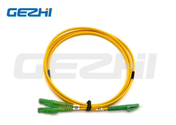 Beli Yellow Outjacket E2000 Patch Cable Series APC Metal Cap Connector online manufacture