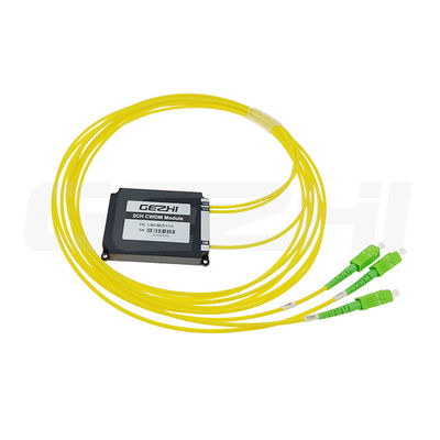 Beli DWDM Mux Demux yang dapat disesuaikan dengan Insertion Loss ≤7.0dB, Operating Temperature -40°C~+85°C dan Channel Spacing 100GHz hingga 5GHz pembuatan online