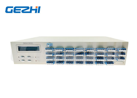 Beli 1x128 Fiber Optical Switch dengan Fast Switching Time LCD Display dan RS232 Control untuk Jaringan Optik pembuatan online