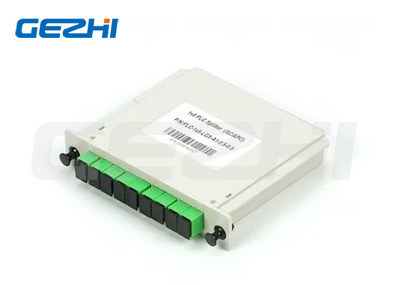 Beli 1x8 SC/APC Single Mode G657A1 LGX Cassette Fiber Optic PLC Splitter dalam FTTx online manufacture