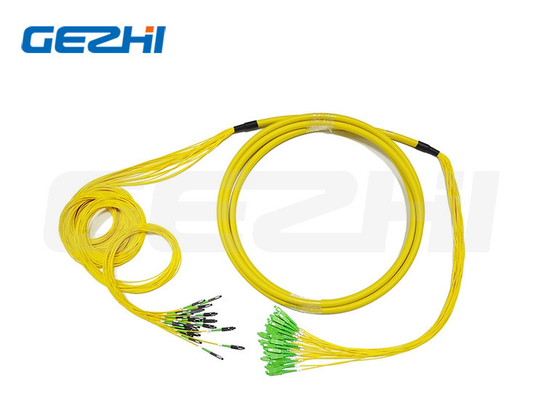 Beli 24 Kabel Serat G657A1 Pre-Terminated MU To LC Optical Patch Cord untuk FTTX online manufacture