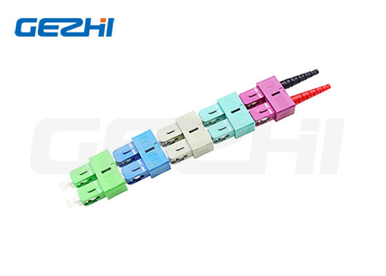Beli 2.0mm 3.0mm FTTX SC UPC Fiber Optic Connector Kit dengan Ferrule Keramik Presisi untuk Jaringan Telekomunikasi pembuatan online