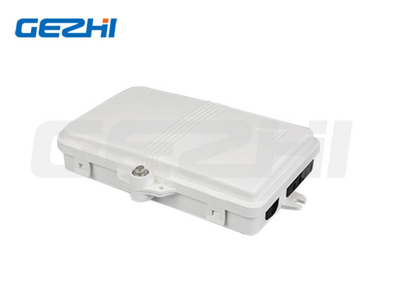 Beli ABS Fiber Optic Termination Box 4 Core FTTH Rosette Box dengan desain yang dapat dipasang di dinding pembuatan online