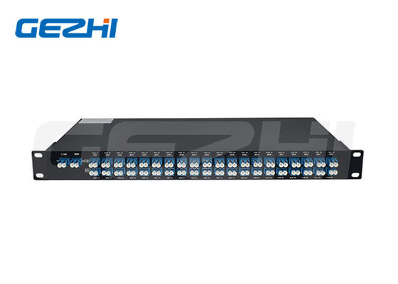 Beli 1U Rack Mount 40CH AAWG DWDM Mux Demux Modul dengan 100GHz Channel Spacing dan LC / UPC Connector pembuatan online