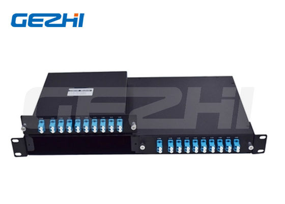 Beli Modul Mux Demux CWDM 18CH dengan Panjang Gelombang 1270-1610nm dan Desain Kaset LGX 1U pembuatan online