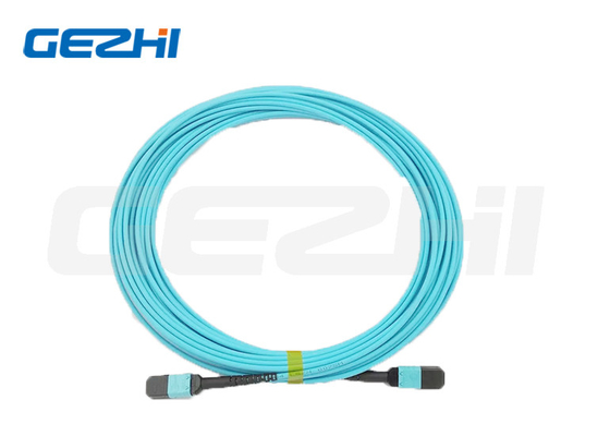 Beli Kabel Gezhi MPO 12 Serat Tipe B Multimode OM4 Fiber Patch Cord online manufacture