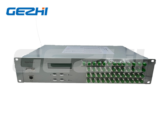 Beli Stabilitas Tinggi FSW 1x48 Fiber Optical Switch 19inch 2U Rackmount 1260~1650nm Mode Tunggal online manufacture