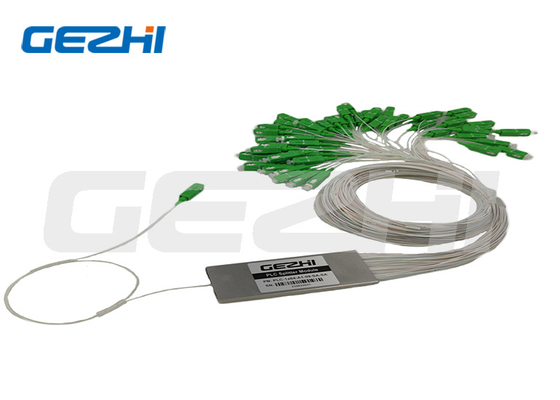 Beli 1x64 PLC Splitter Panjang gelombang 1260 - 1650nm Fiber Type PLC Optic Splitter online manufacture