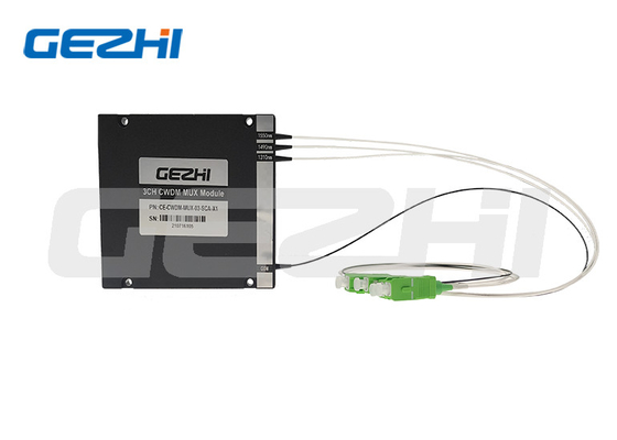 Beli Optical CWDM Mux Demux Module 3CH MUX DEMUX 5G Backbone Network 1270-1610nm online manufacture