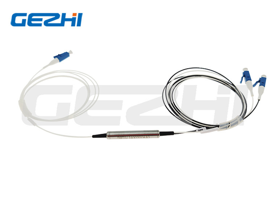 Beli 1260 ~ 1620nm 1x2 OADM Multiplexer 3 port saluran tunggal perangkat CWDM online manufacture