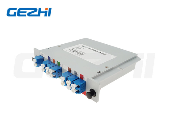 Beli Fiber Optic Equipment 12CH MUX 1260-1620nm Fiber CWDM Cassette Module dengan LC UPC Adaptor online manufacture