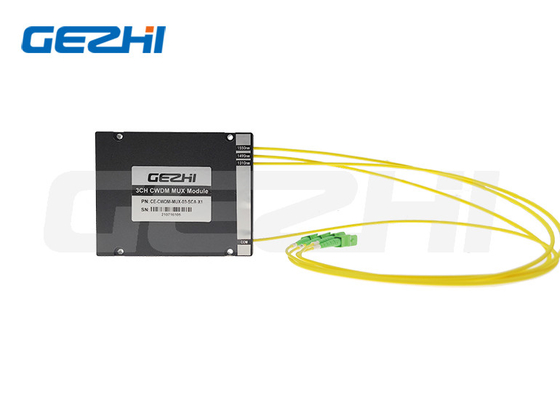 Beli Modul Multiplexer Optik 3CH CWDM MUX Jaringan Tulang Punggung 5G 1310/1490/1550nm online manufacture