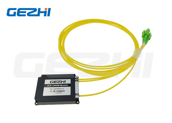 Beli 1510nm 1550nm 2CH CWDM Multiplexer Module ABS kotak 100X80X10mm online manufacture