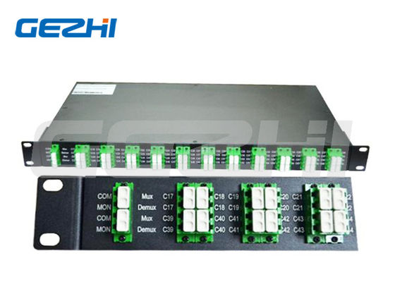 Beli 40 Channel LC/APC 100GHz Athermal AWG DWDM Module untuk aplikasi MUX/DEMUX pembuatan online