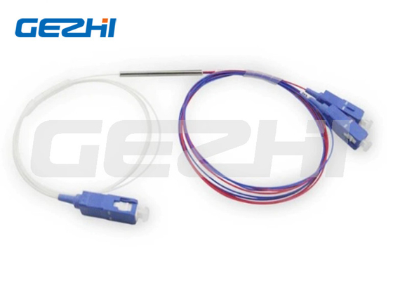 Beli Spliting Ratio Fiber Optic 1x2 FBT Coupler Splitter Fiber Optic Splitter OPTICO 1X2 Single-mode FBT Coupler online manufacture