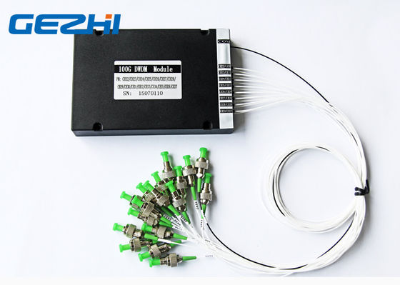 Beli FC APC Serat Tunggal 100Ghz C371x16 CH Pasif DWDM Mux online manufacture