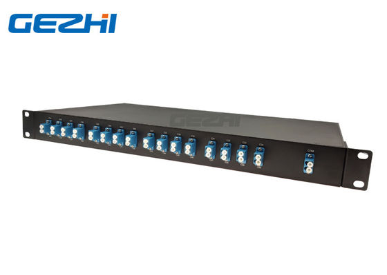 Beli 1U 19 Inch Rack Mount Dual Jaringan Fiber 1x16 DWDM Mux Demux online manufacture
