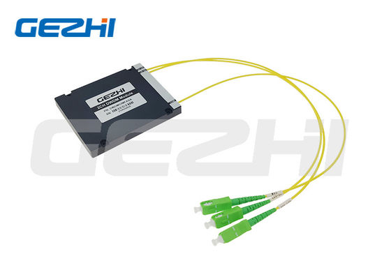 Beli 16 Saluran 100Ghz DWDM Mux Demux Modul ITU-T Grid LC Konektor UPC online manufacture