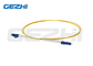 LC / UPC Ke LC / UPC Simplex Fiber Optik Patch Cord PVC / LSZH Untuk Jaringan
