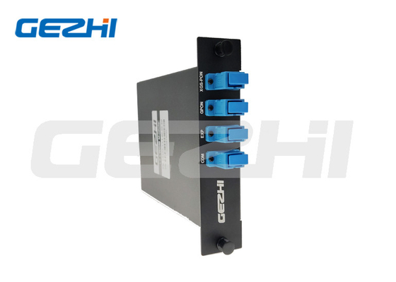 Elemen Koeksistensi Serat Tunggal GPON + XGS-PON CEx WDM LGX Modul Adaptor SC / UPC