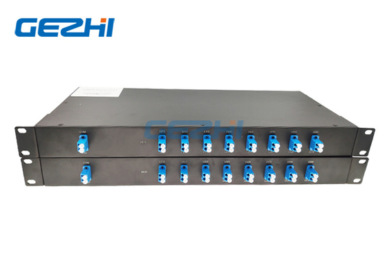 8 Modul CWDM Panjang Gelombang Saluran Dua Fiber Low IL 19