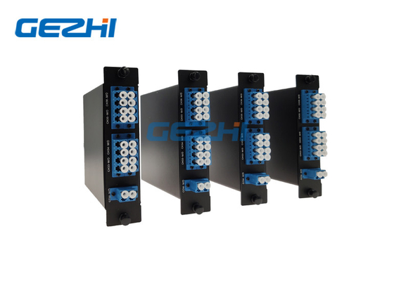 Optical CWDM Mux Demux 8CH Duplex CWDM Multiplexer Untuk Tambah / Drop