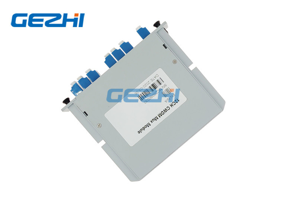 12CH MUX Fiber CWDM Module Low PDL LC Konektor Kaset Plastik