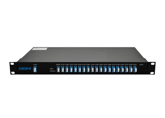 Modul CWDM Dual Fiber 18CH Pasif Dengan Konektor LC / SC / FC / ST